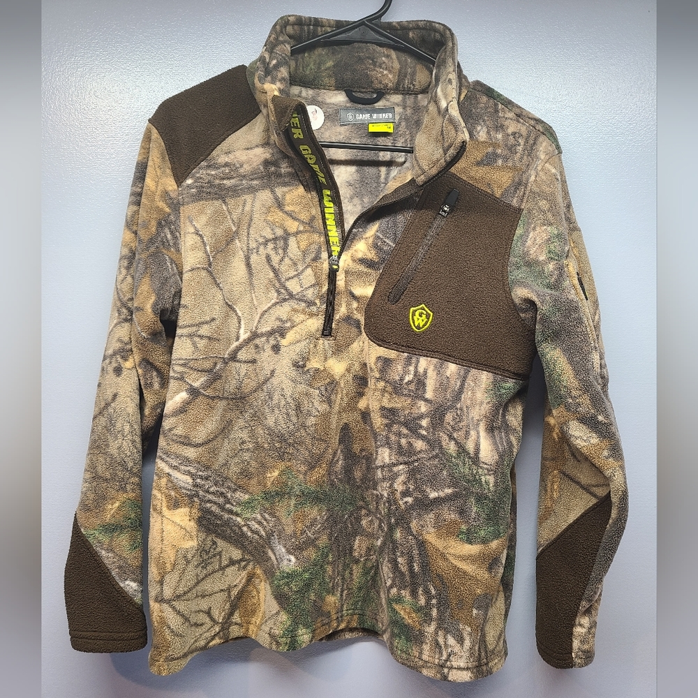 Game Winner Camouflage Pullover Jacket, Boy's Youth Medium